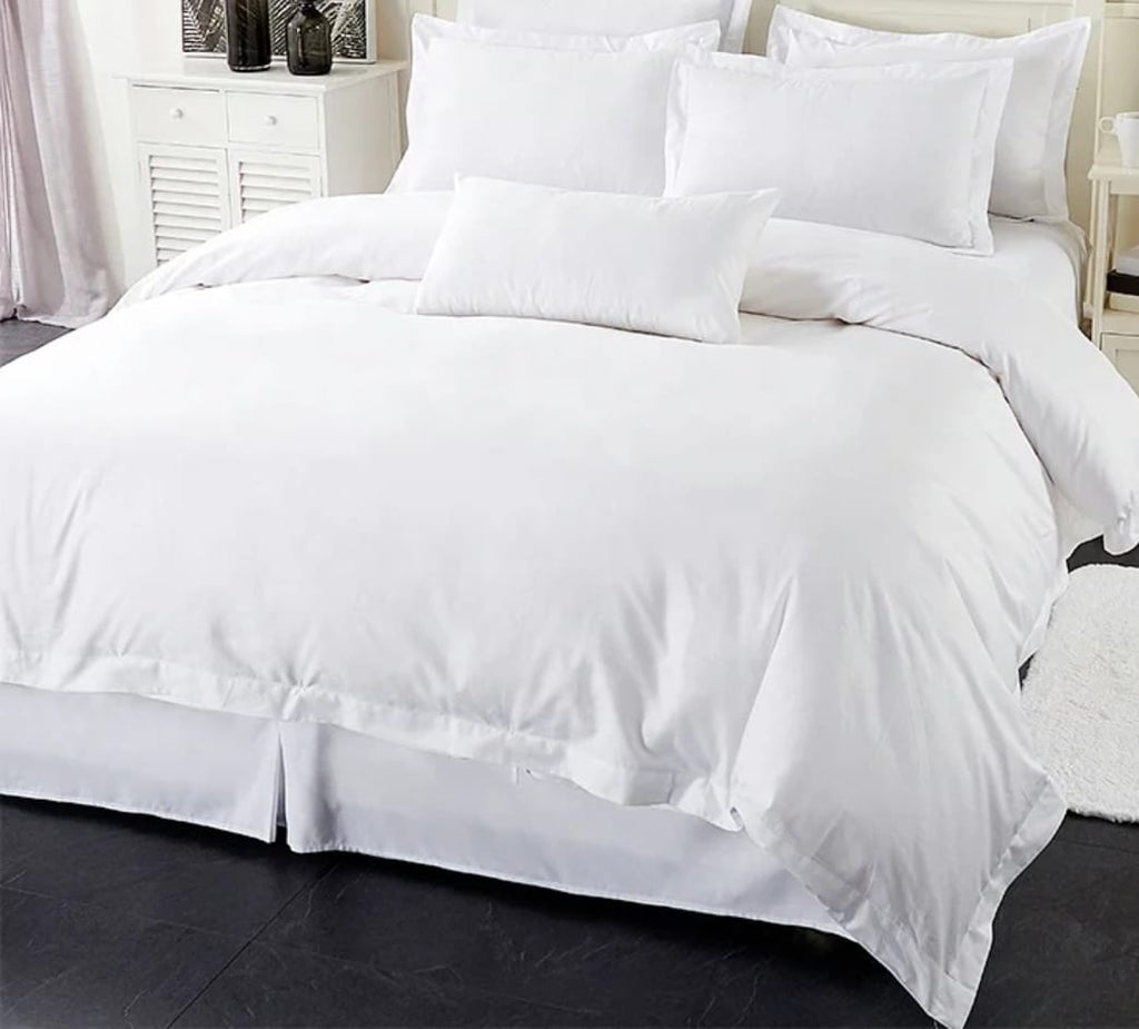 Bedsheet and Pillow Cases - White Plain